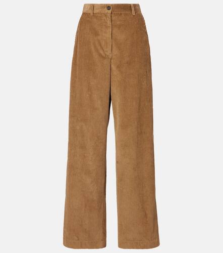 Pantalones anchos de pana de algodn - Miu Miu - Modalova