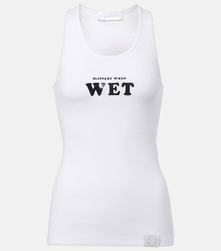 Printed cotton-blend tank top - Stella McCartney - Modalova