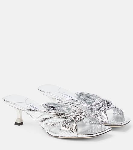 Mules Avenue 50 en cuir emboss - Jimmy Choo - Modalova