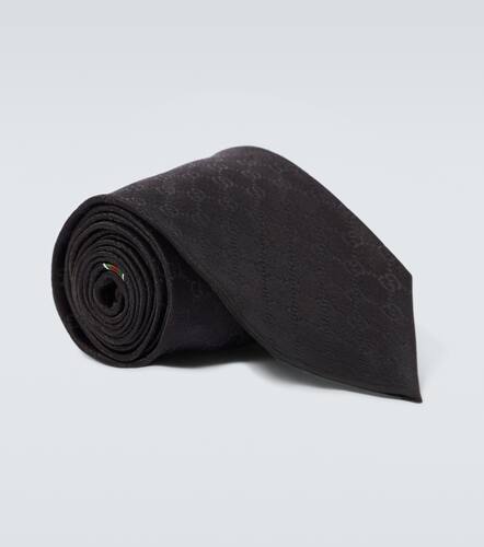 Corbata de sarga de seda con GG - Gucci - Modalova