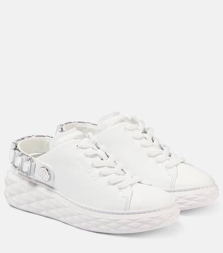 Baskets Diamond Maxi en cuir  paillettes - Jimmy Choo - Modalova