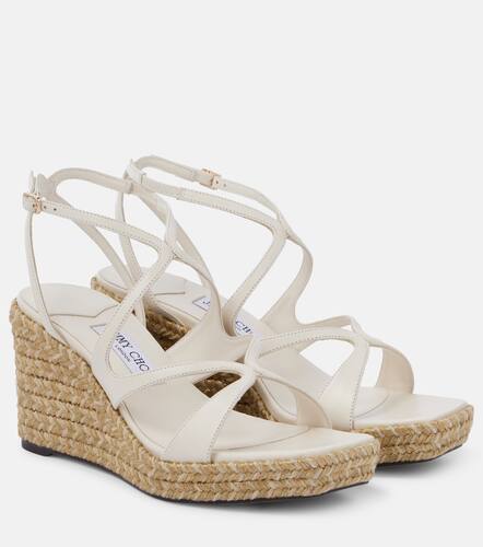 Espadrilles compenses Ayla 85 en cuir - Jimmy Choo - Modalova