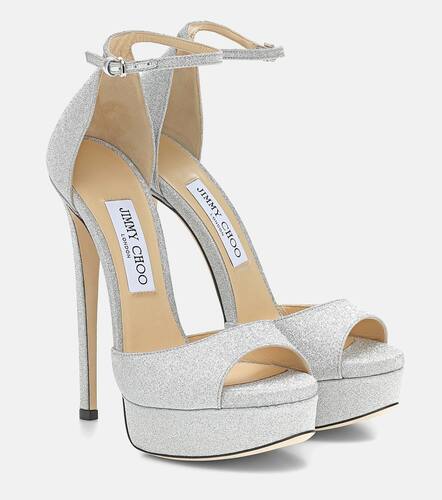 Sandales Max 150  plateau et paillettes - Jimmy Choo - Modalova