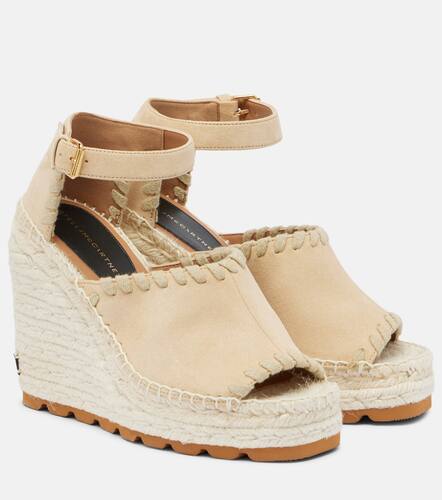 Faux suede wedge espadrilles - Stella McCartney - Modalova