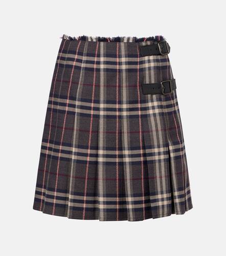 Burberry Checked wool miniskirt - Burberry - Modalova