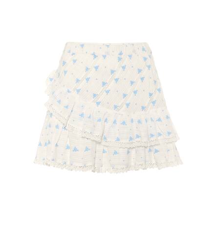 Mini-jupe Emma en coton - LoveShackFancy - Modalova