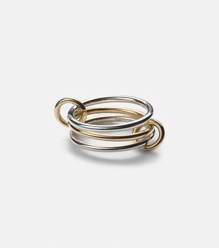 Solarium 18kt yellow gold and sterling linked rings - Spinelli Kilcollin - Modalova