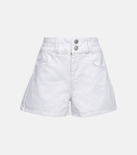 Triple-stitch high-rise denim shorts - Frame - Modalova