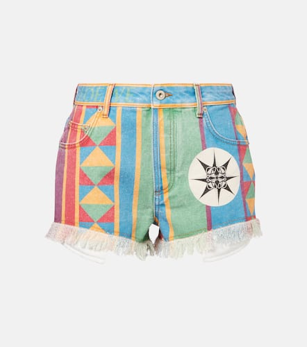 Shorts Paula's Ibiza en denim estampados - Loewe - Modalova