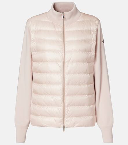 Cardigan matelass en laine vierge - Moncler - Modalova