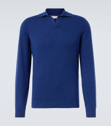 Cashmere polo sweater - Brunello Cucinelli - Modalova