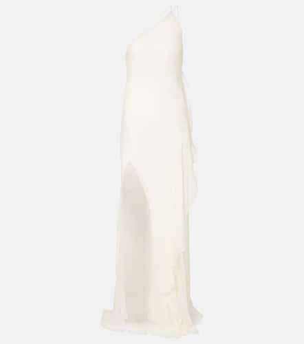 One-shoulder ruffled silk gown - The Sei - Modalova