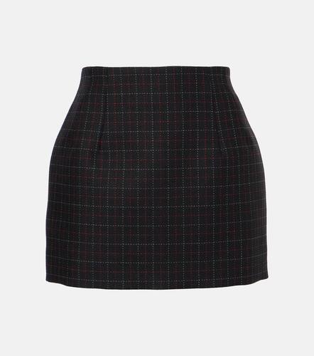 Wardrobe.NYC Checked wool miniskirt - Wardrobe.NYC - Modalova