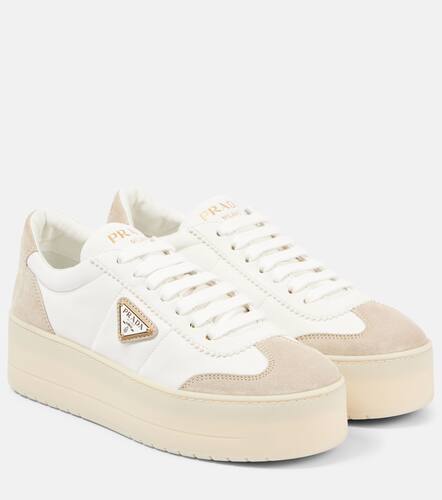 Prada Leather platform sneakers - Prada - Modalova