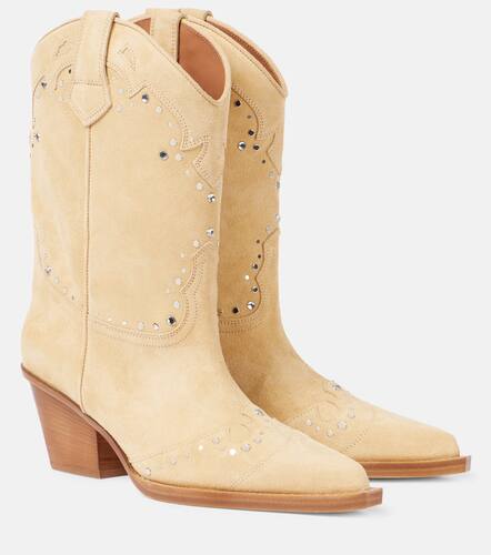 Bottines santiags Janice 60 en daim - Paris Texas - Modalova