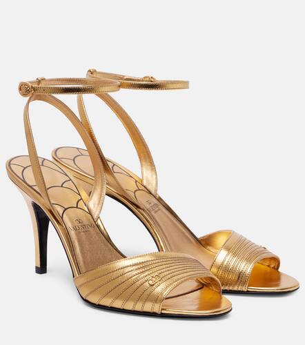 Ladycrush metallic leather sandals - Valentino Garavani - Modalova