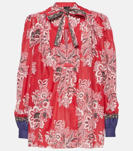 Etro Printed cotton and silk blouse - Etro - Modalova