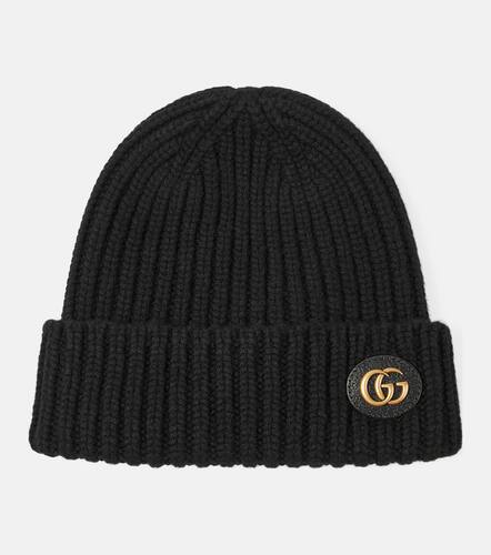 Double G wool and cashmere beanie - Gucci - Modalova