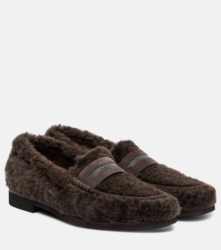 Monili shearling loafers - Brunello Cucinelli - Modalova