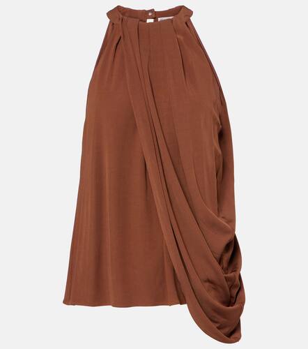 Draped halterneck crepe top - JW Anderson - Modalova