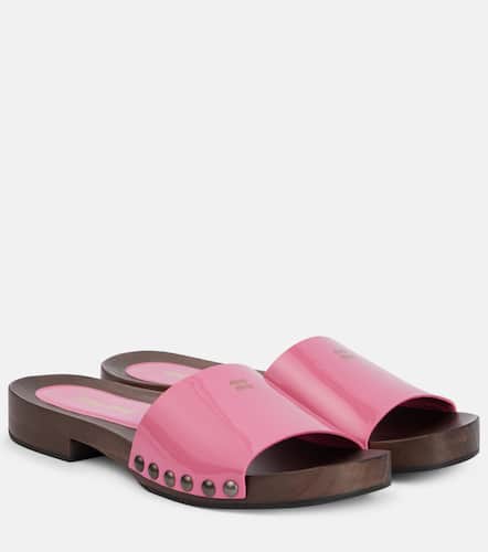 Miu Miu Patent leather clogs - Miu Miu - Modalova