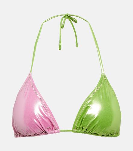 Top de bikini Love Triangle de lamé - Reina Olga - Modalova