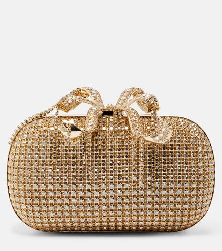 Bow-detail chainmail clutch - Self-Portrait - Modalova