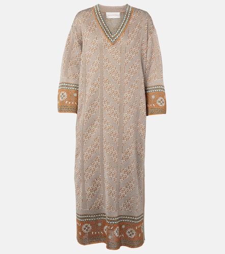 Jacquard lam maxi dress - Valentino - Modalova