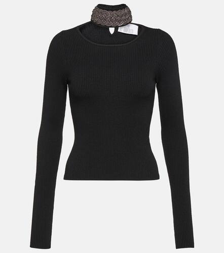 Embellished wool-blend sweater - Giuseppe di Morabito - Modalova
