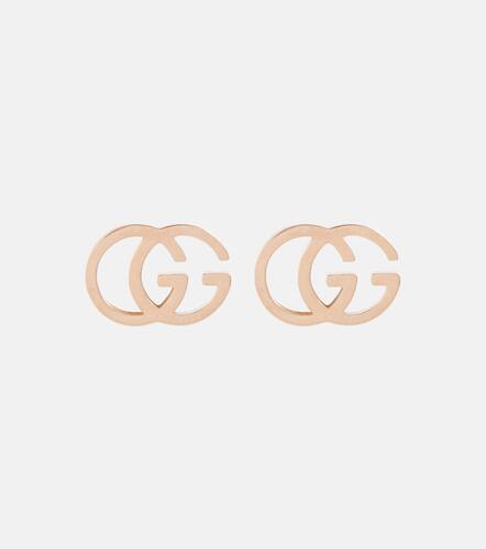 Gucci GG 18kt gold stud earrings - Gucci - Modalova