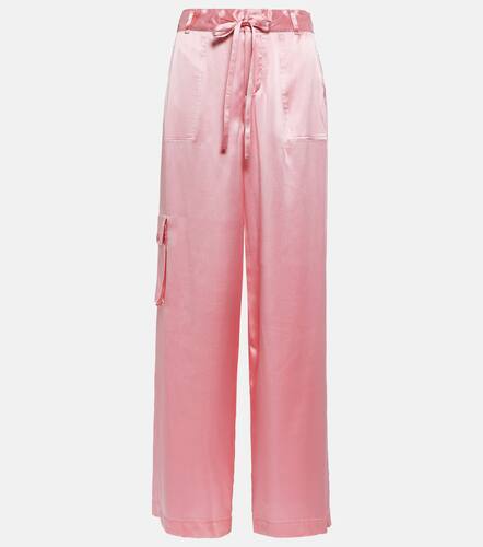 Pantaloni cargo Cedric in seta - LoveShackFancy - Modalova