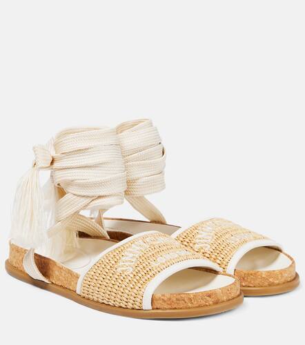 Sandales Gal Flat en raphia  logo - Jimmy Choo - Modalova