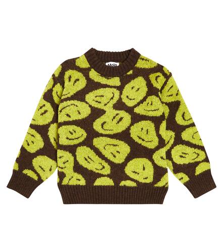 Bello intarsia wool-blend sweater - Molo - Modalova