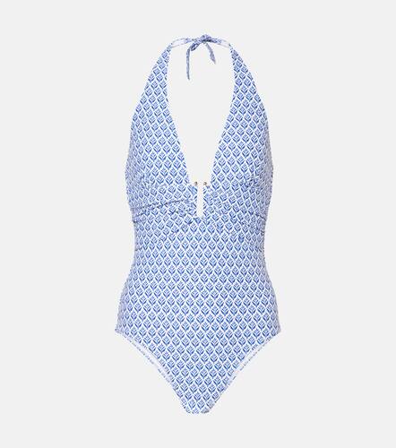 Cape Cod printed halterneck swimsuit - Heidi Klein - Modalova