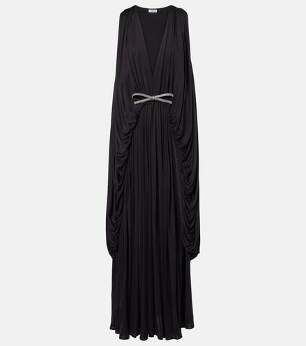 Loewe Embellished draped silk gown - Loewe - Modalova