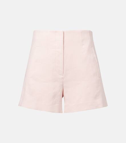 Jazmin high-rise linen-blend shorts - Veronica Beard - Modalova