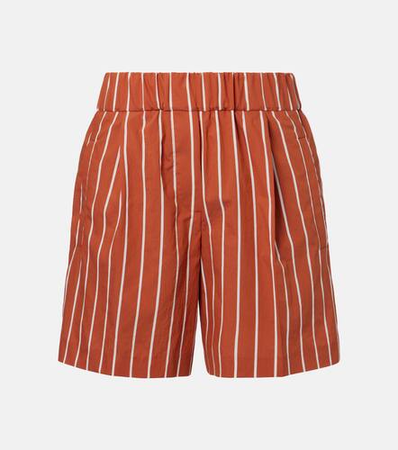 Striped cotton-blend Bermuda shorts - Brunello Cucinelli - Modalova