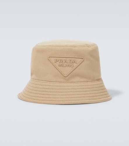 Prada Chapeau bob en coton  logo - Prada - Modalova