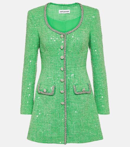Sequined boucle minidress - Self-Portrait - Modalova