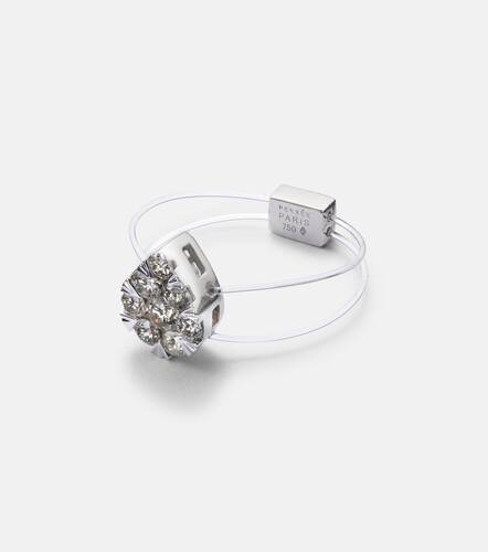 Floating 18kt white gold ring with diamonds - Persee - Modalova