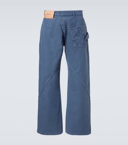 Pantalon ample Twisted en coton - JW Anderson - Modalova