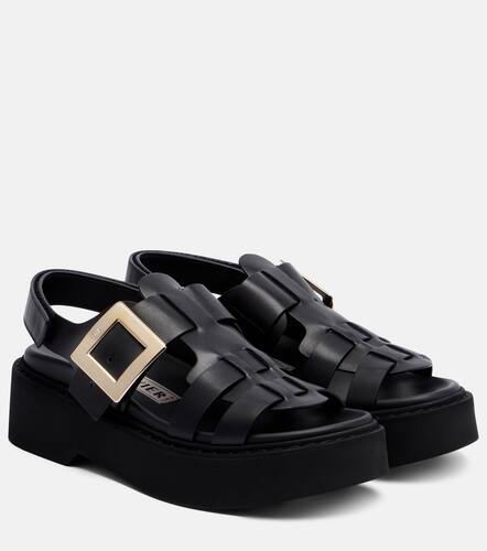 Viv' Rangers leather platform sandals - Roger Vivier - Modalova