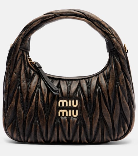 Sac Wander Small en cuir matelass - Miu Miu - Modalova