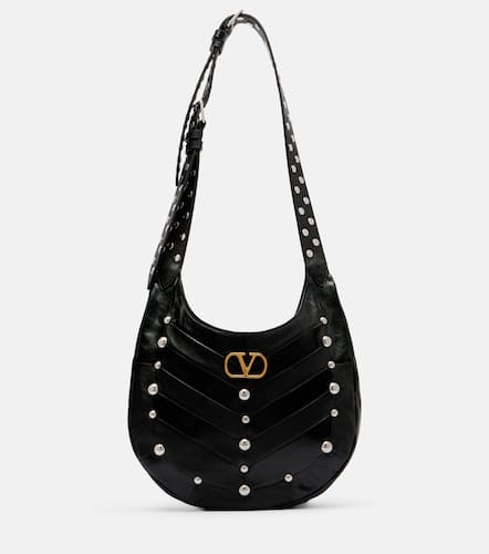 Medium studded leather shoulder bag - Valentino Garavani - Modalova