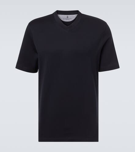 Cotton jersey T-shirt - Brunello Cucinelli - Modalova
