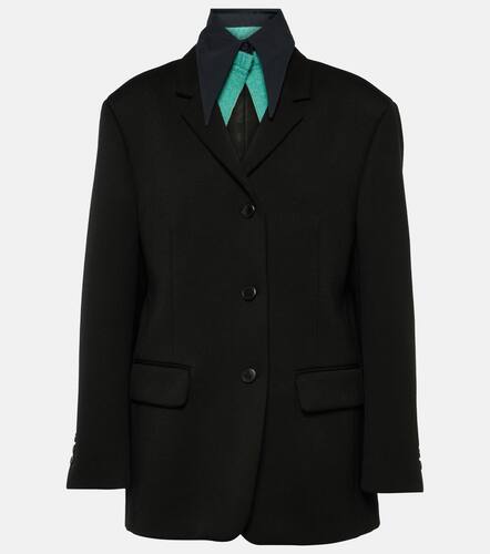 Prada Blazer in gabardine di lana - Prada - Modalova