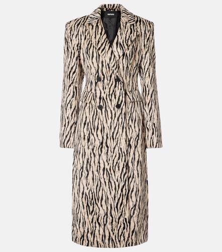 Manteau imprim en fourrure synthtique - Rotate - Modalova