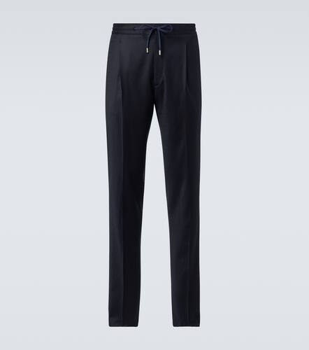 Pantalon en laine et cachemire - Lardini - Modalova