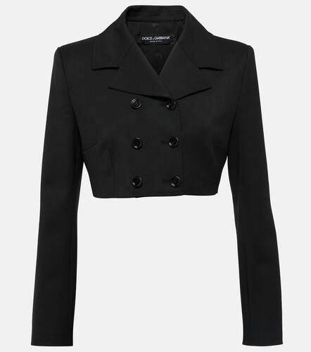 Double-breasted cropped blazer - Dolce&Gabbana - Modalova