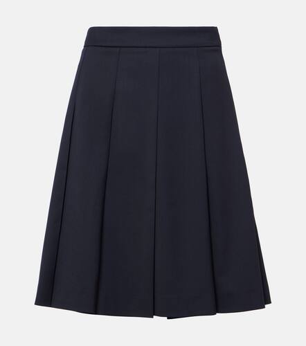 Pleated wool-blend miniskirt - Alessandra Rich - Modalova
